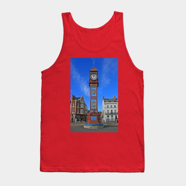 Jubilee Clock Tower, Weymouth, January 2023 Tank Top by RedHillDigital